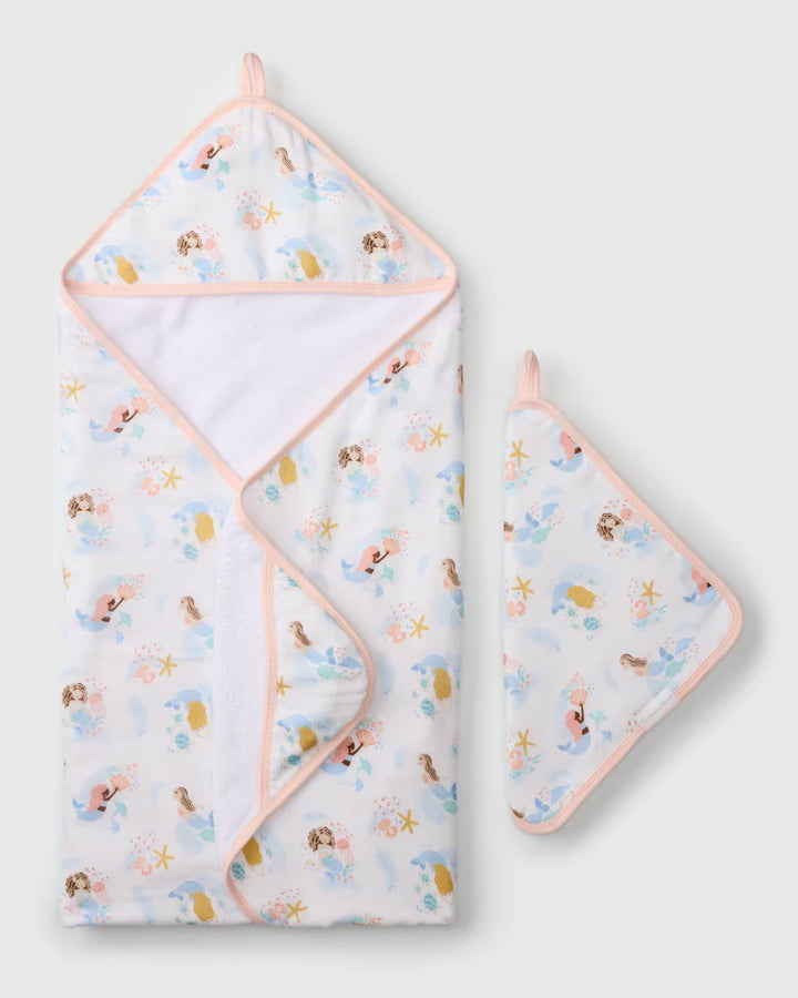 Hooded Towel Set- Mermaids
