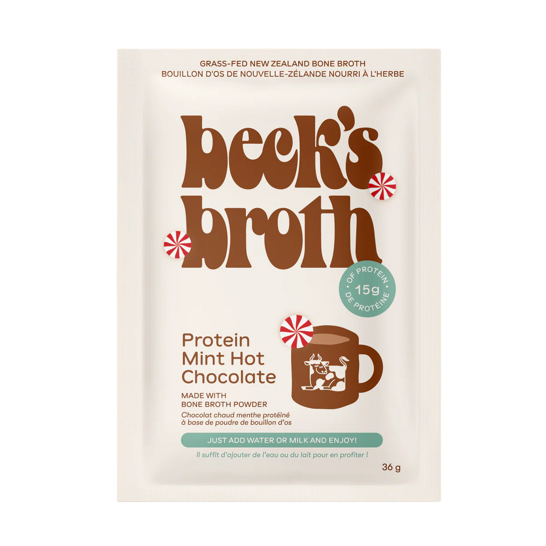 Beck's Broth - Protein Mint Hot Chocolate