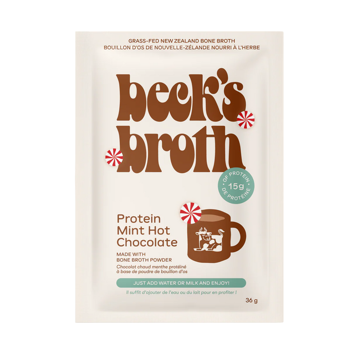 Beck's Broth - Protein Mint Hot Chocolate