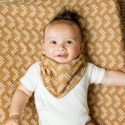 Mud Cloth + Black Birds - Bandana Bibs