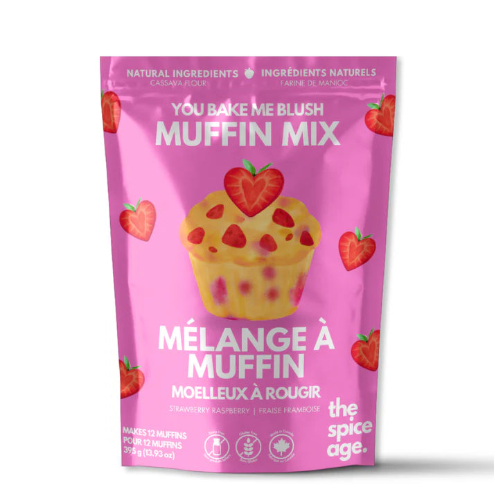 You Bake Me Blush Muffin Mix