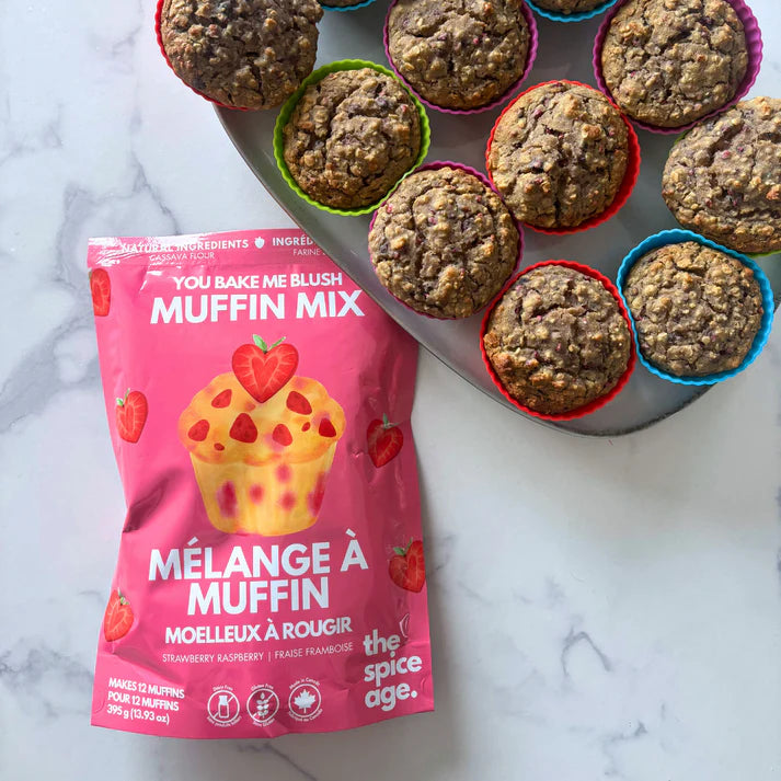You Bake Me Blush Muffin Mix