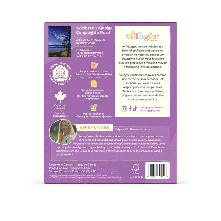 Northern Camping- 1000 Piece Puzzle