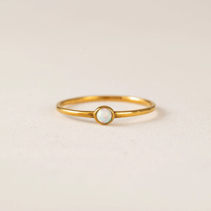 Opal Gold Ring