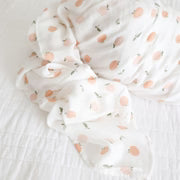 Peaches Muslin Swaddle