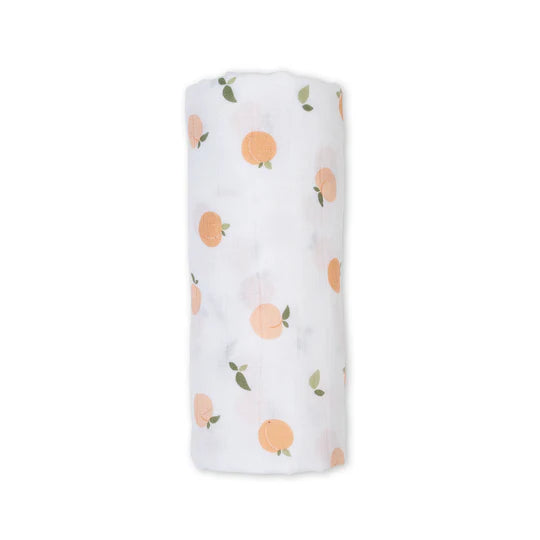 Peaches Muslin Swaddle