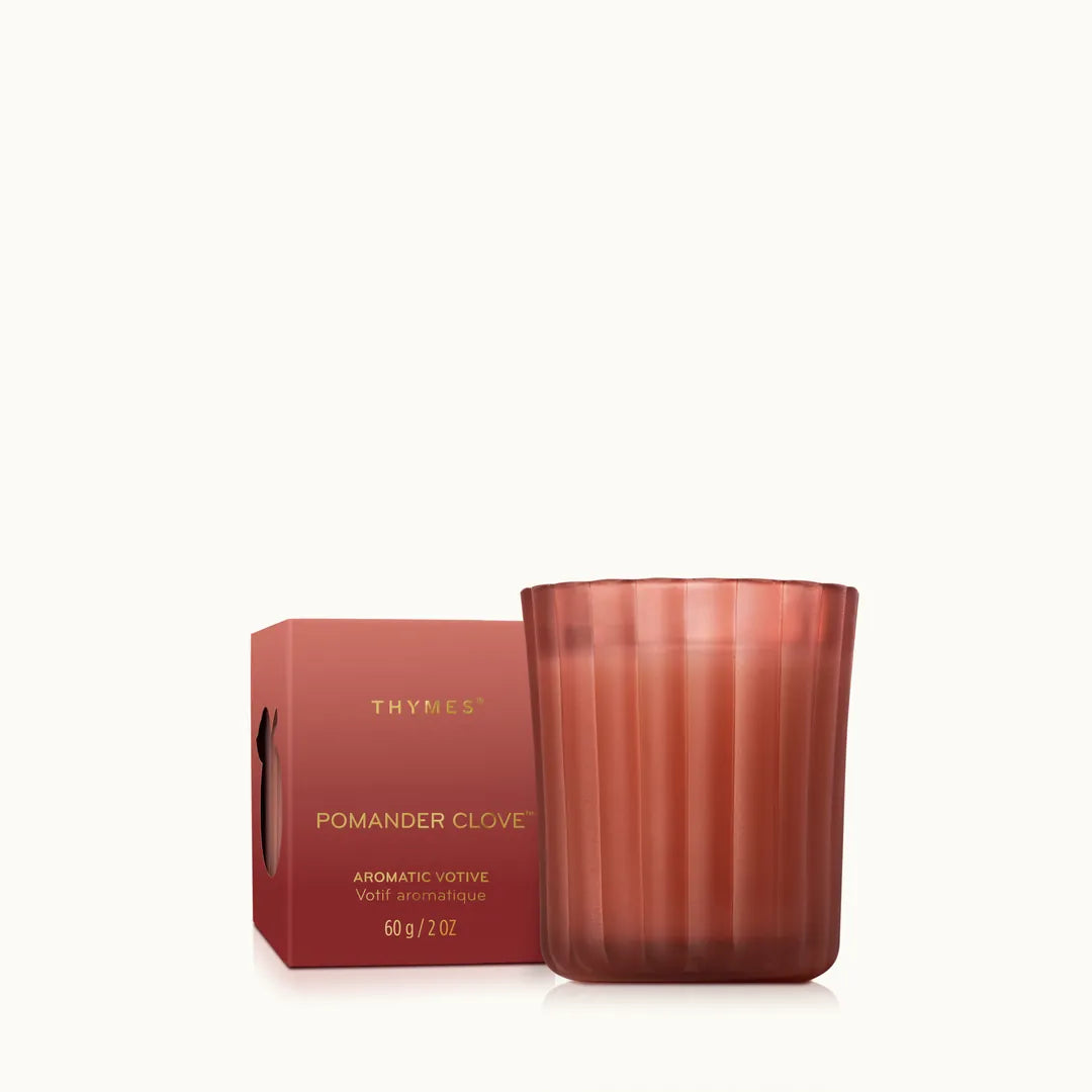 Pomander Clove Boxed Votive Candle 2 oz