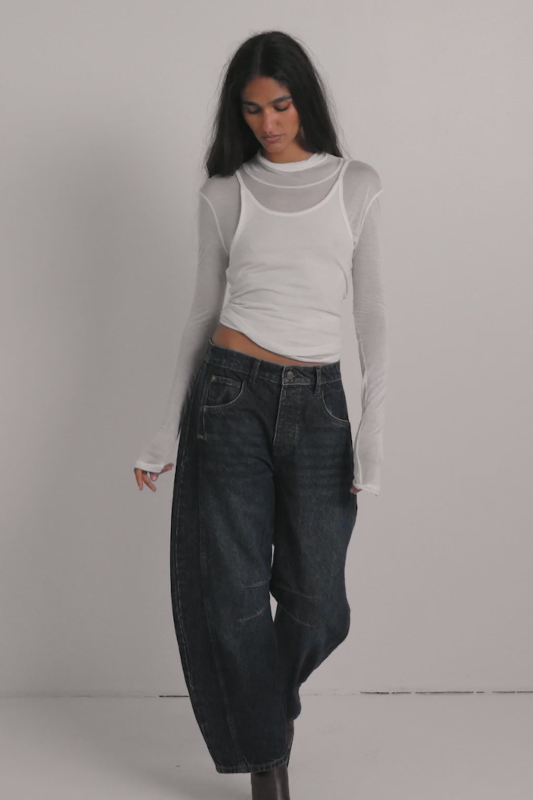 GOOD LUCK MID RISE BARREL - Deep End