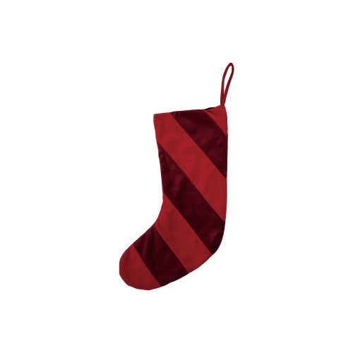 Velvet Striped Stocking