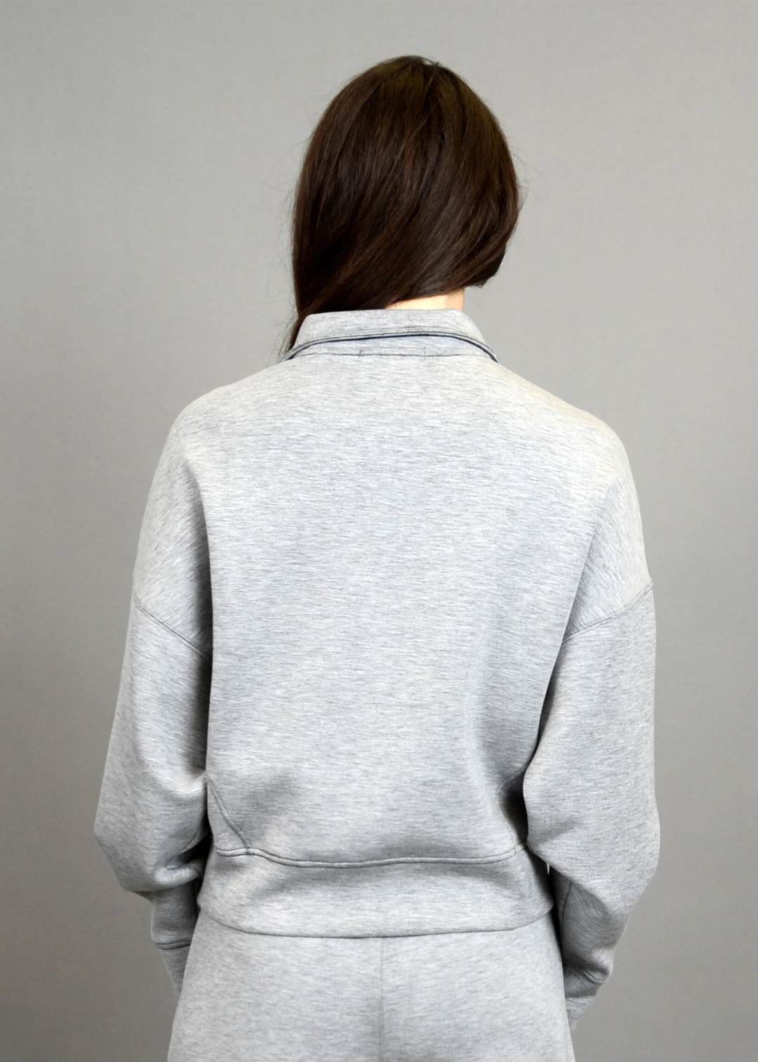 Lush Lounge Half Zip - Grey
