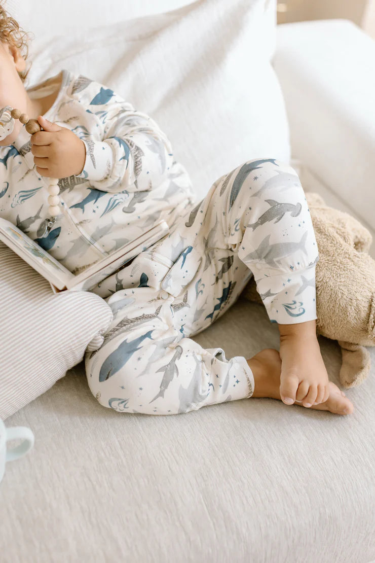 1.0 TOG Sleepsuit- Sharks