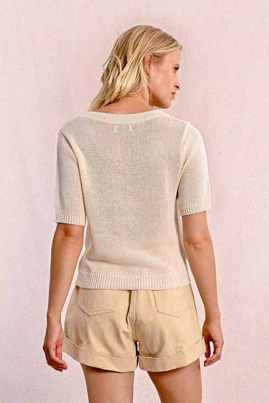 Celeste Knit Tee