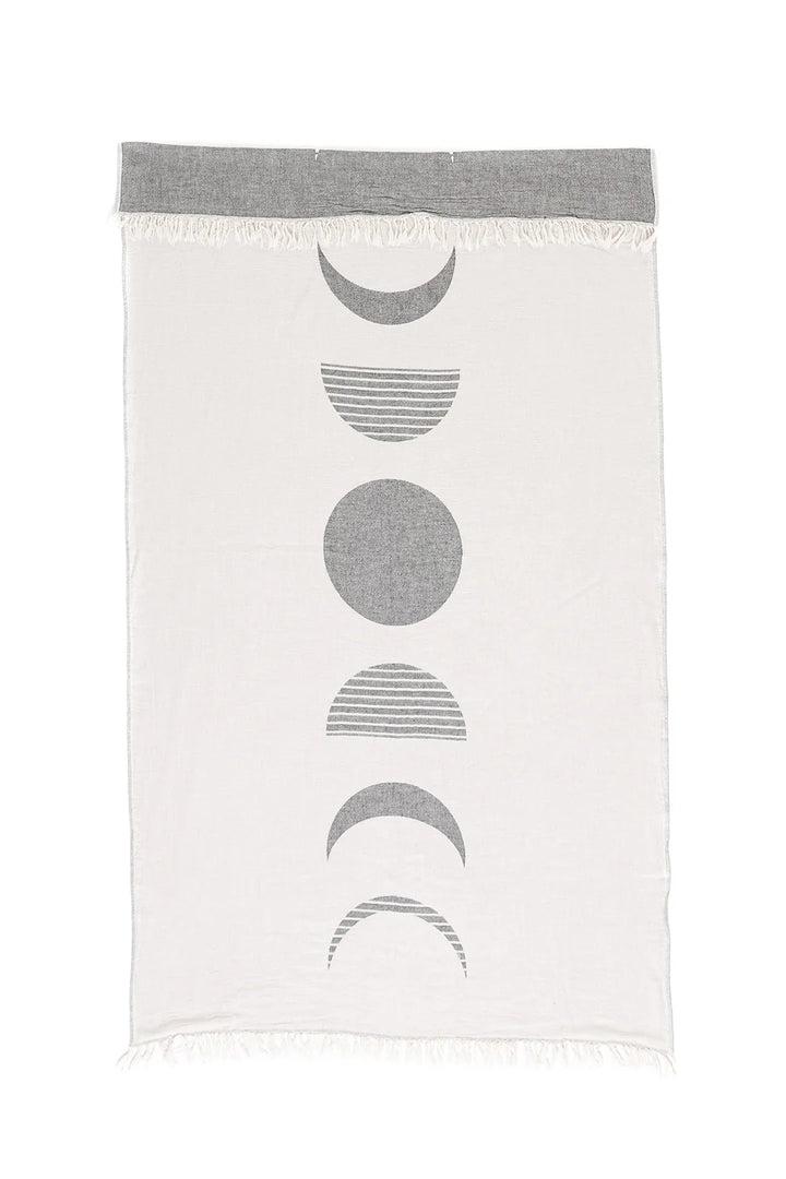 THE MOON PHASE | Turkish Towel - Granite