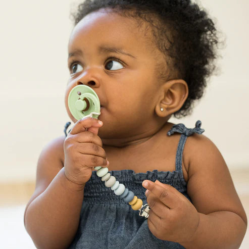 Pacifier Clip- Soft Multi Colour