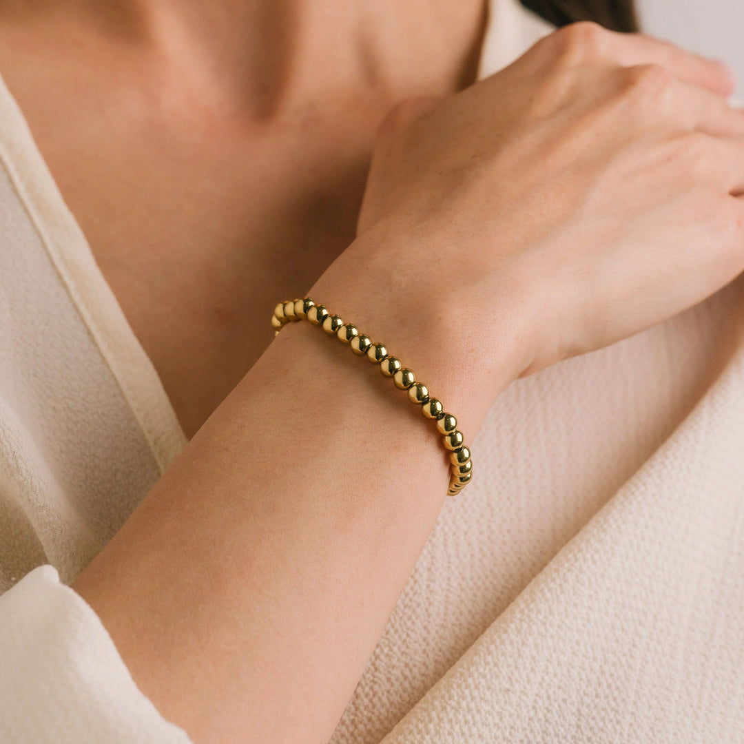 Solstice Stretch Gold Bracelet