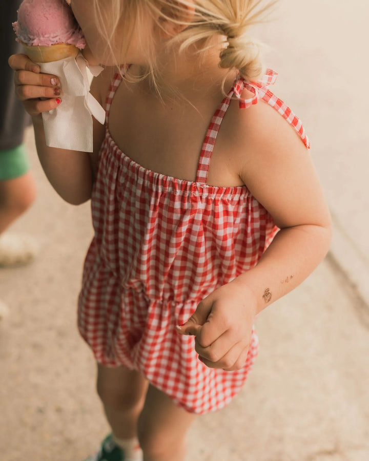 Strawberry Field Romper