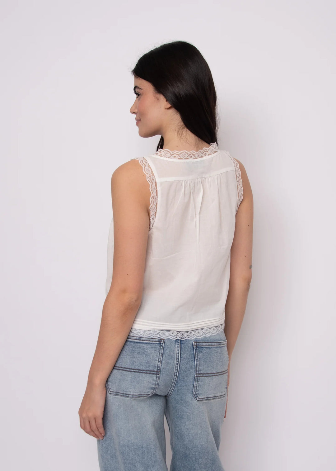 Alia Lace Detail Top