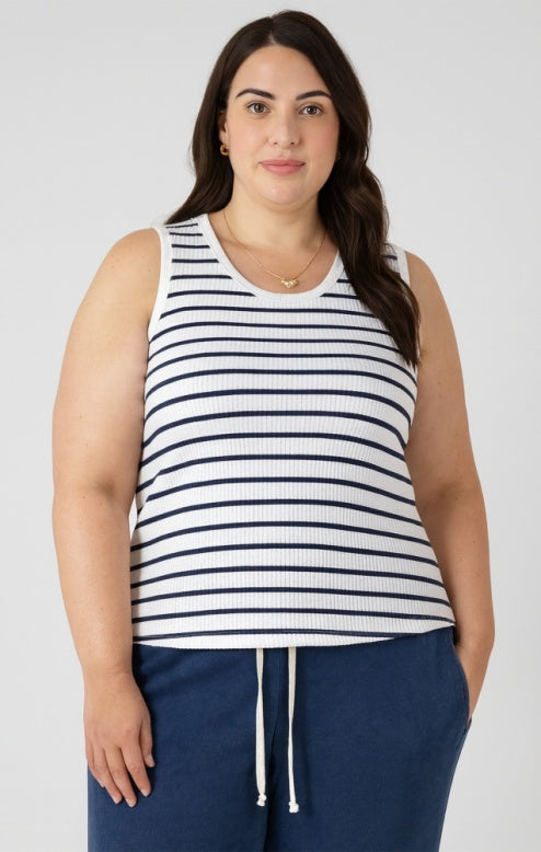 Soft Washed Denim Drawstring Pants +