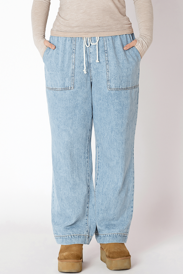 On The Fly Pant - Washed Blue +