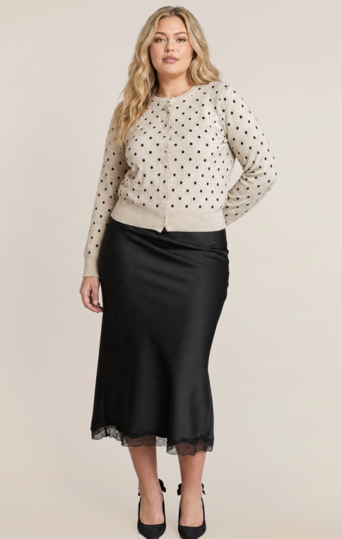 Polka Dot Cardigan +