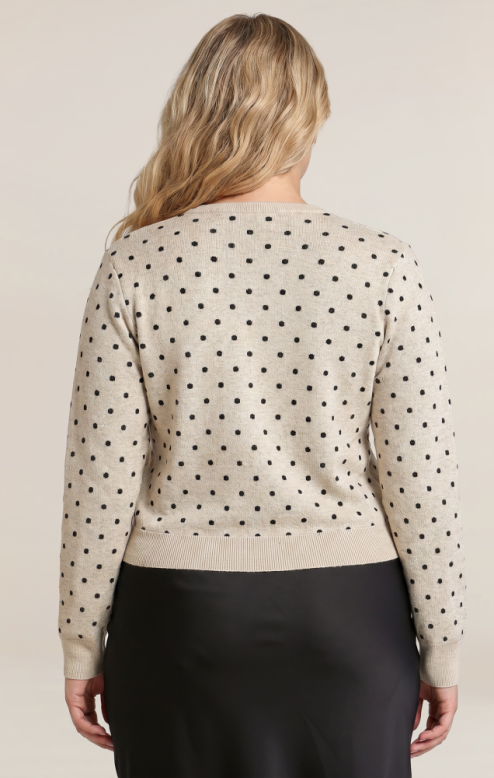 Polka Dot Cardigan +