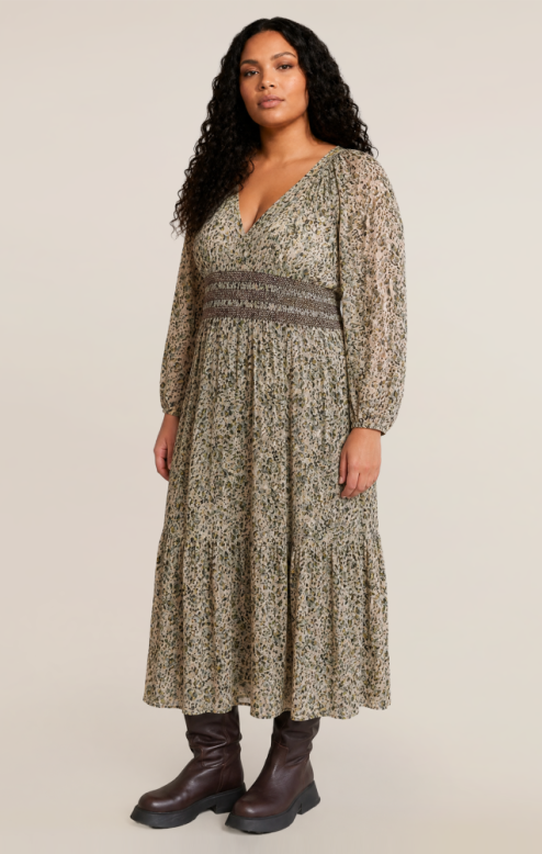 Smocked Waist Dress +