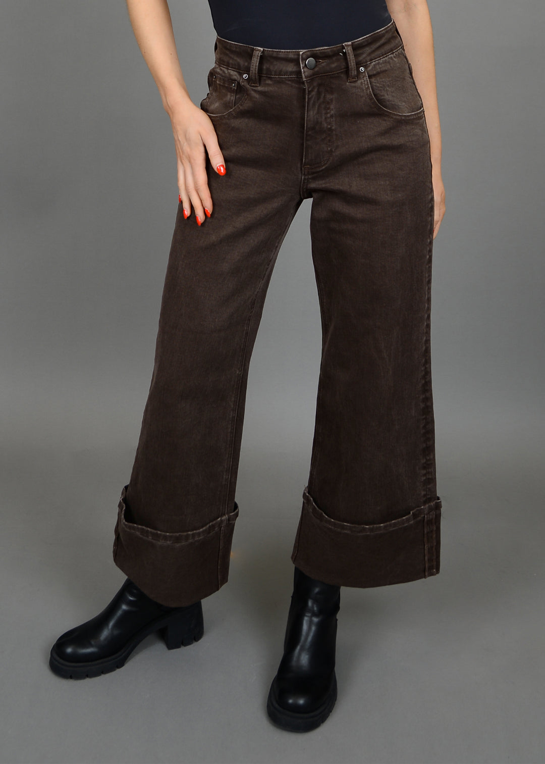 Cuff It Cropped Denim - Java