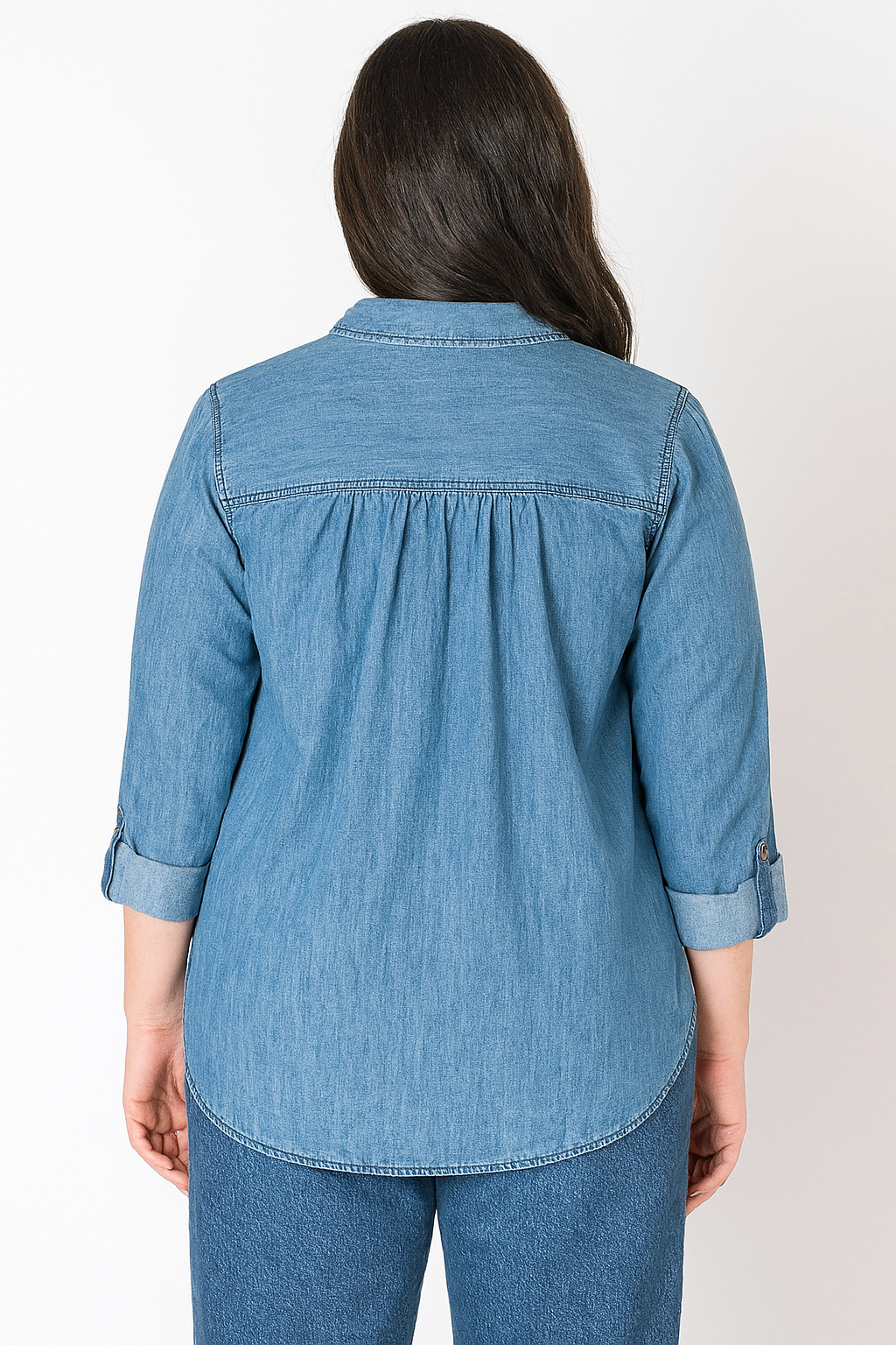 Everyday Denim Button Up +