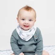 Vintage Bears + Sailboats - Bandana Bibs