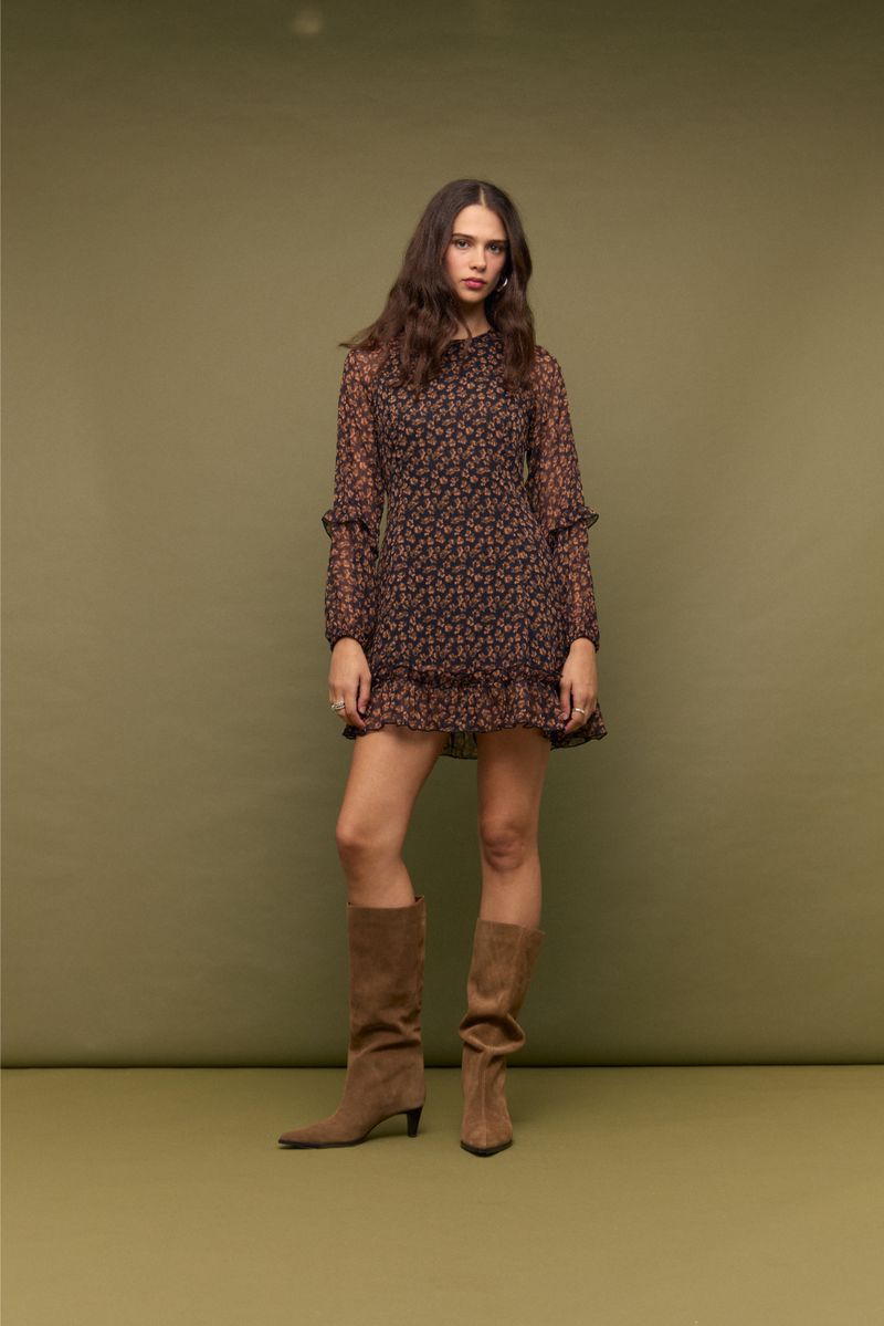 Liv Longsleeve mini dress