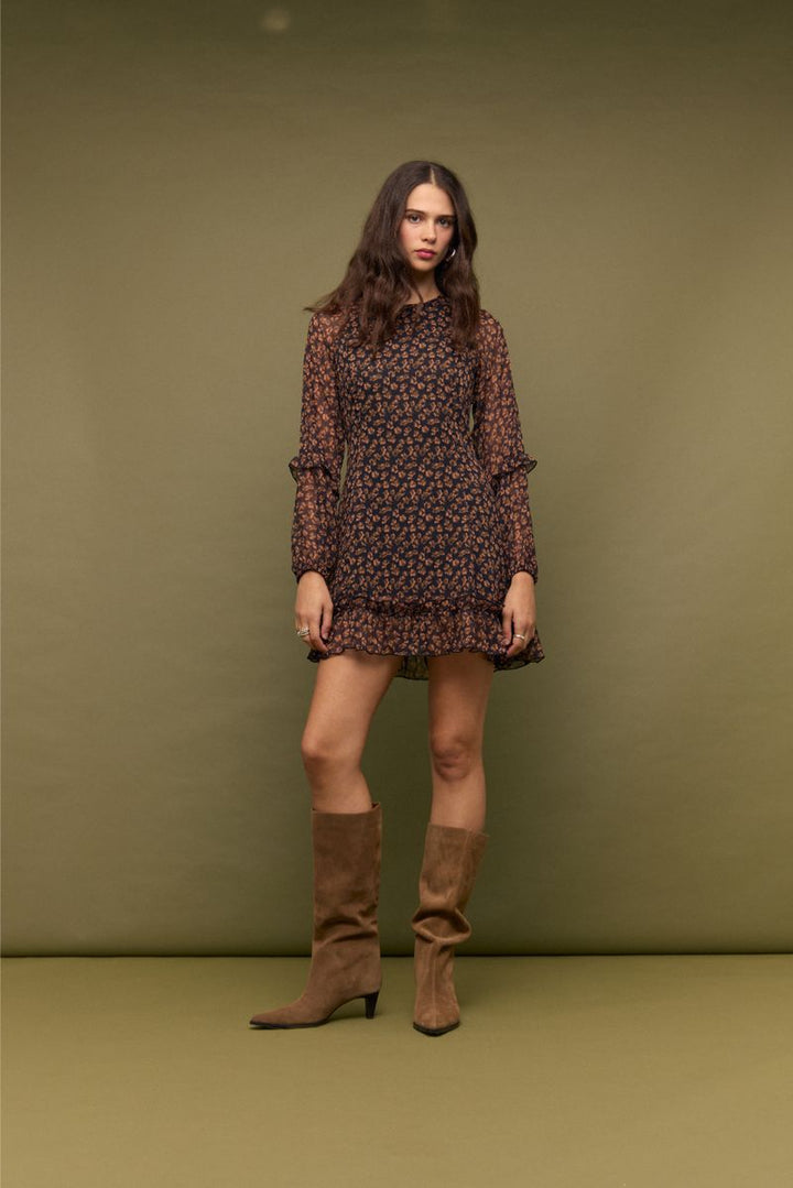 Liv Longsleeve mini dress