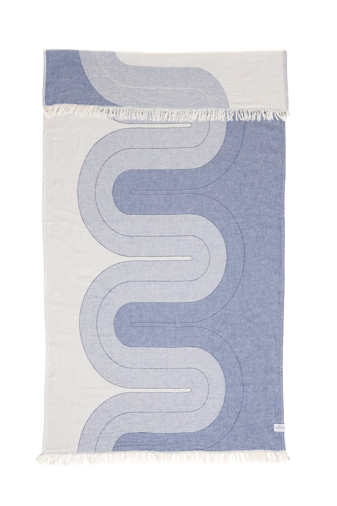 The Wave | Turkish Towel- Denim