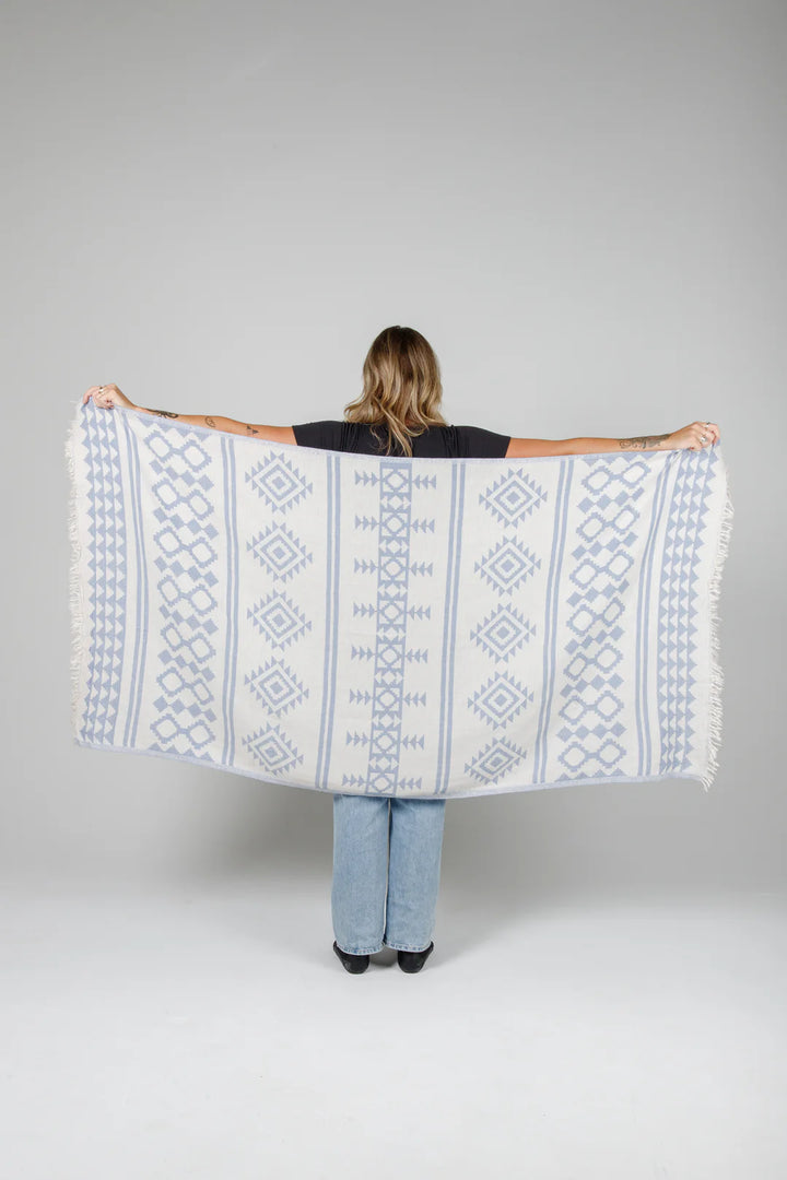 The Beach | Turkish Towel- Blue