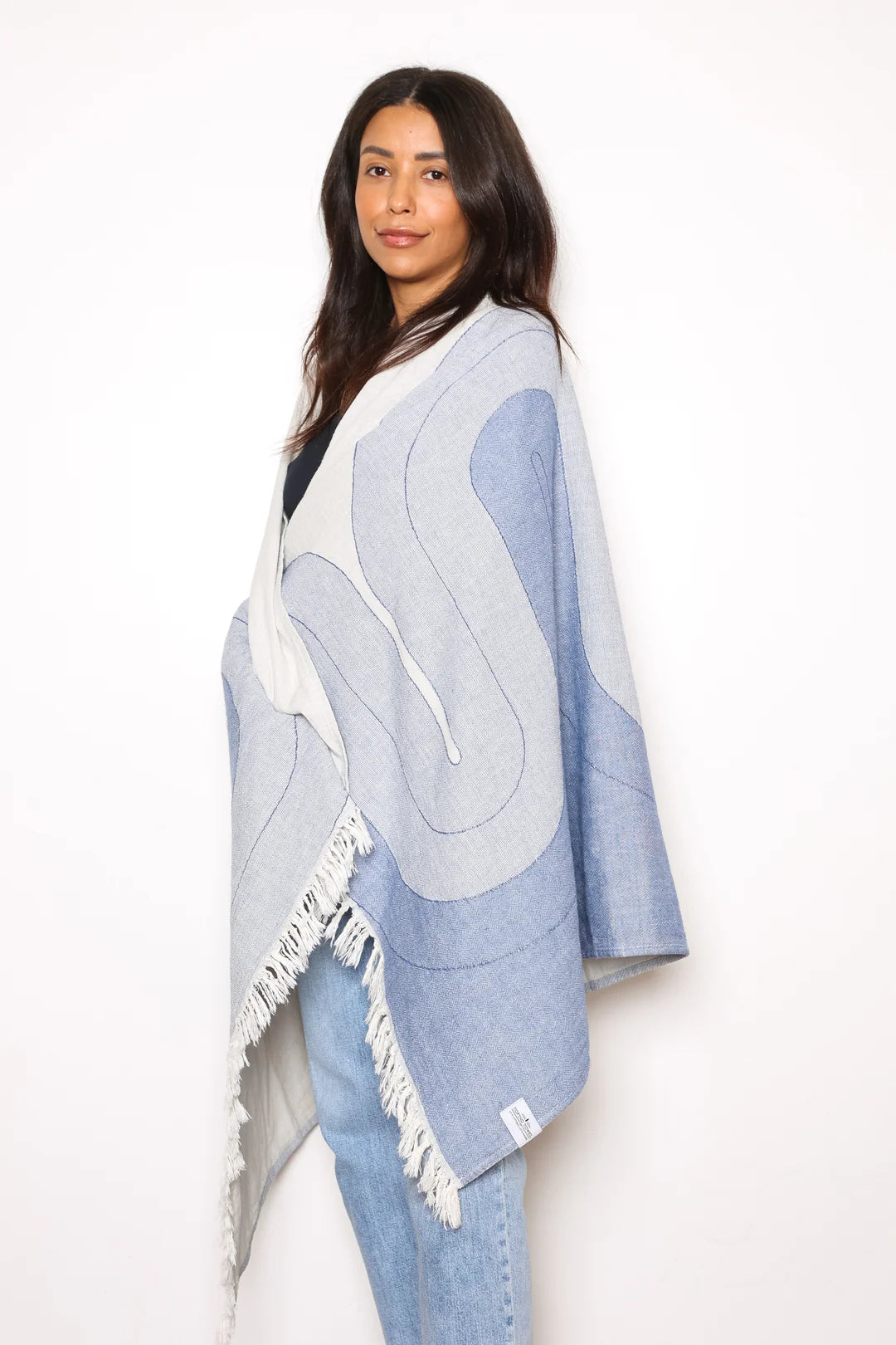 The Wave | Turkish Towel- Denim