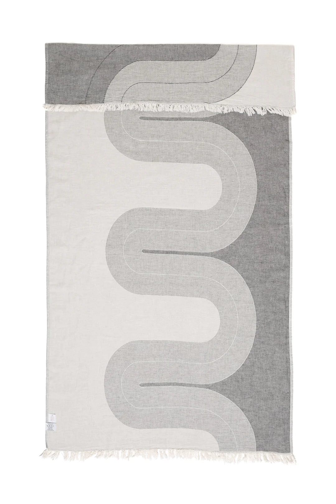 THE WAVE | Turkish Towel - Granite