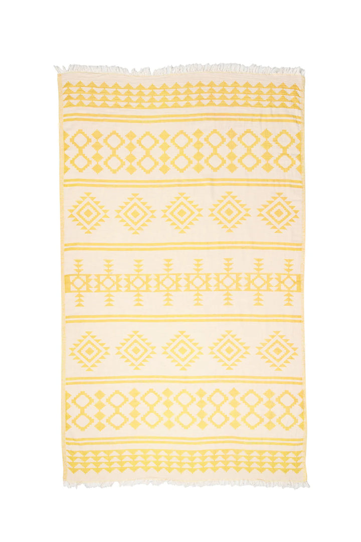 The Beach | Turkish Towel- Yellow