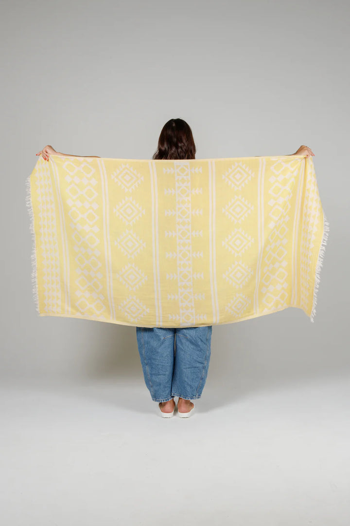 The Beach | Turkish Towel- Yellow