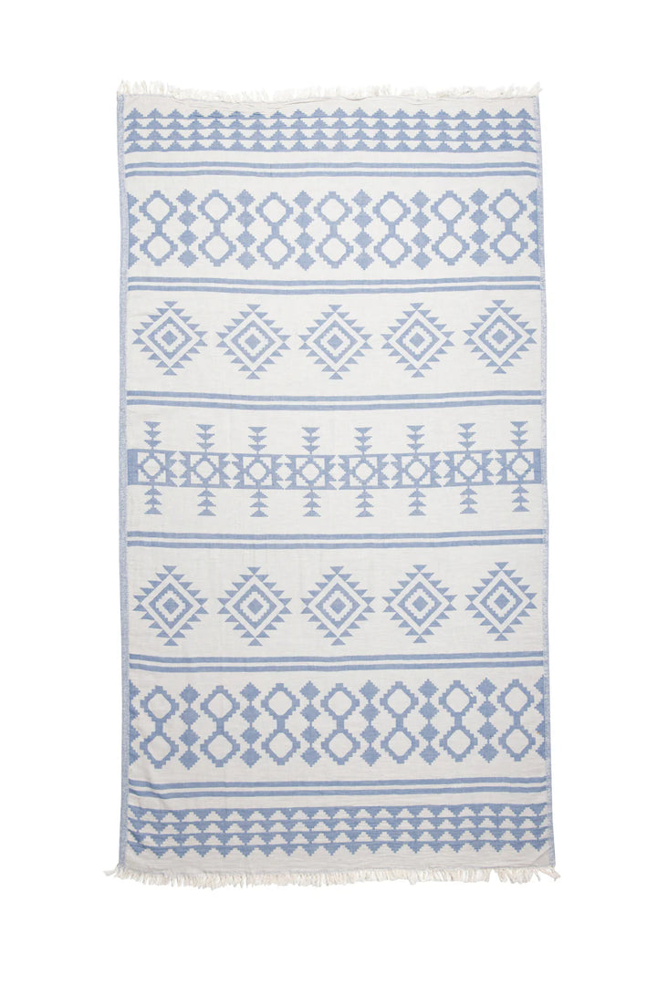 The Beach | Turkish Towel- Blue