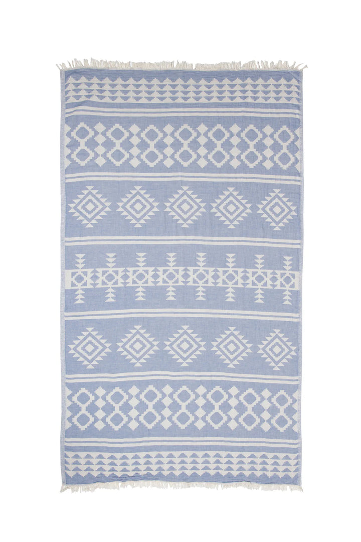 The Beach | Turkish Towel- Blue