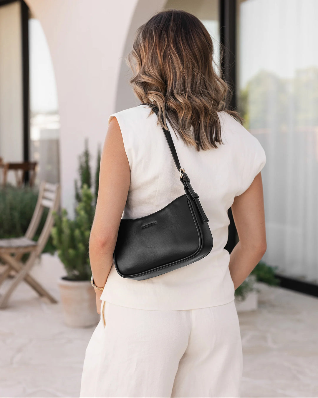 Ivy Shoulder Bag - Black