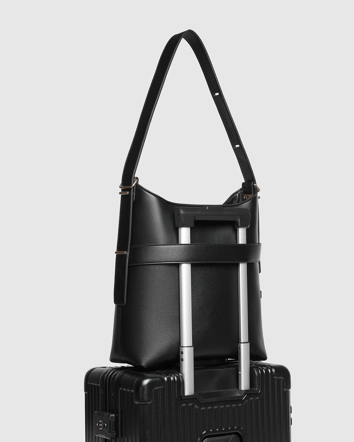 Audrey Bucket Bag - Black