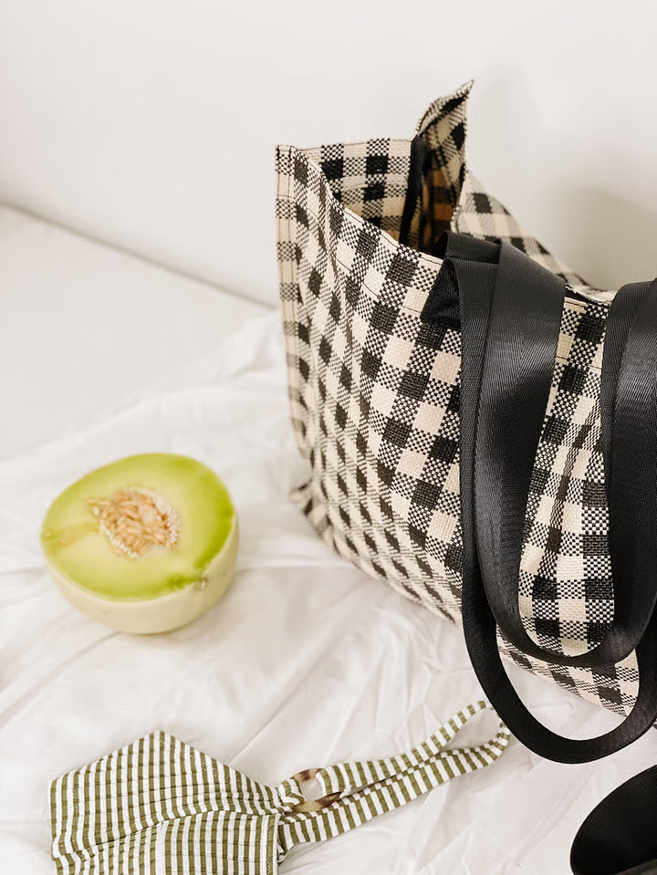 Simpson Tote Bag- Black Cream