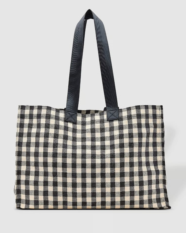 Simpson Tote Bag- Black Cream