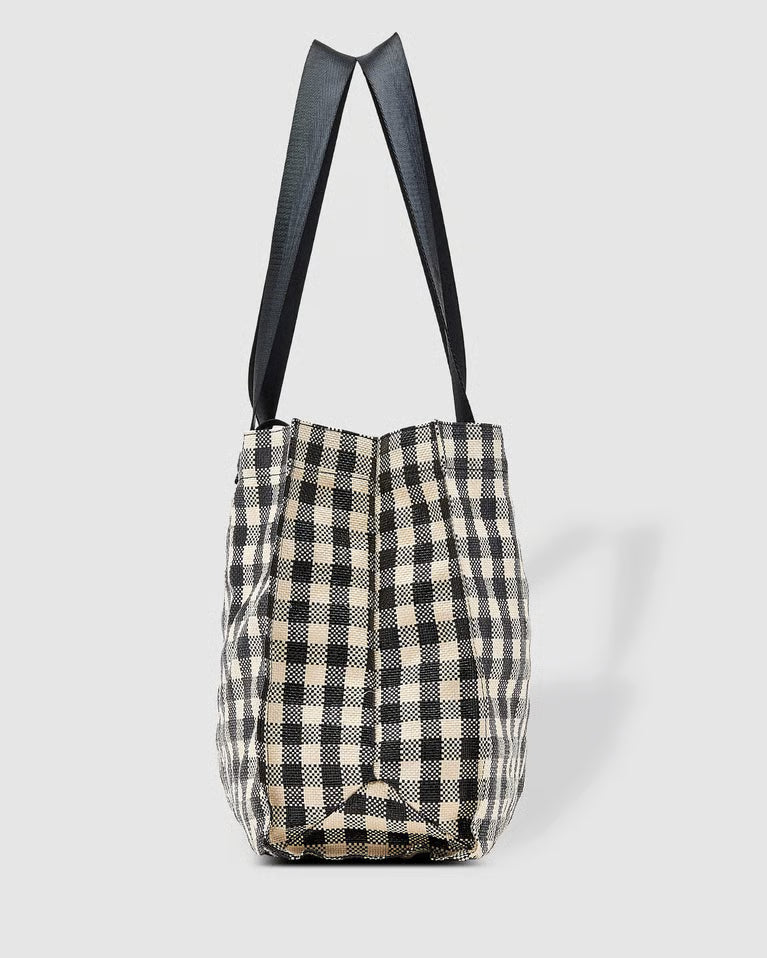 Simpson Tote Bag- Black Cream