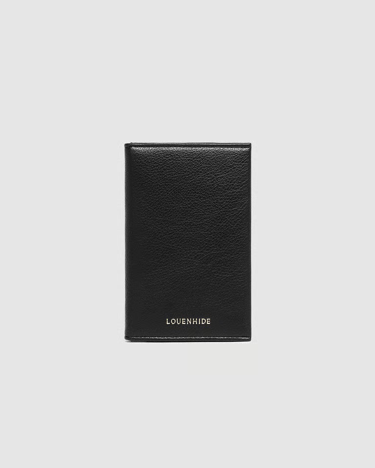 Venice Passport Holder- Black