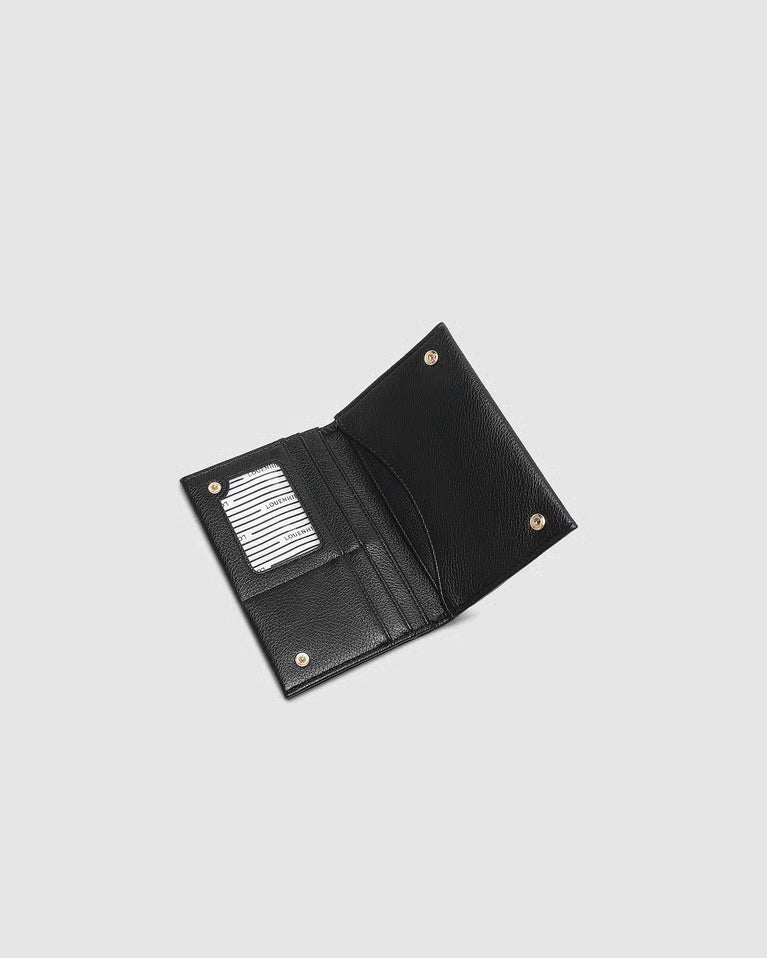 Venice Passport Holder- Black