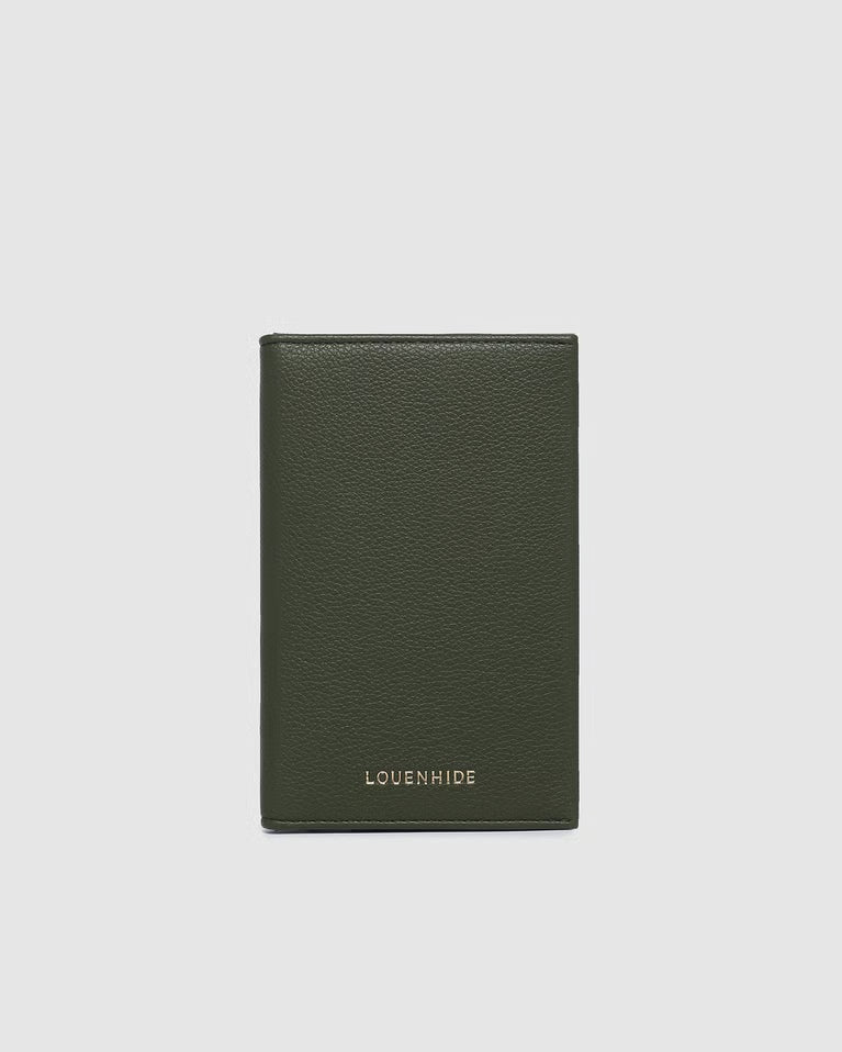 Venice Passport Holder- Olive
