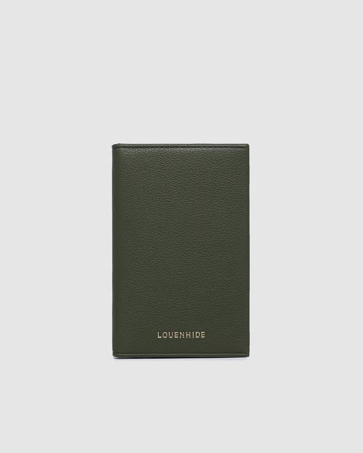 Venice Passport Holder- Olive