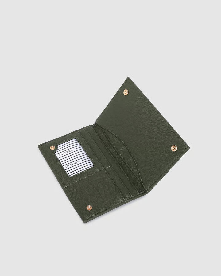 Venice Passport Holder- Olive