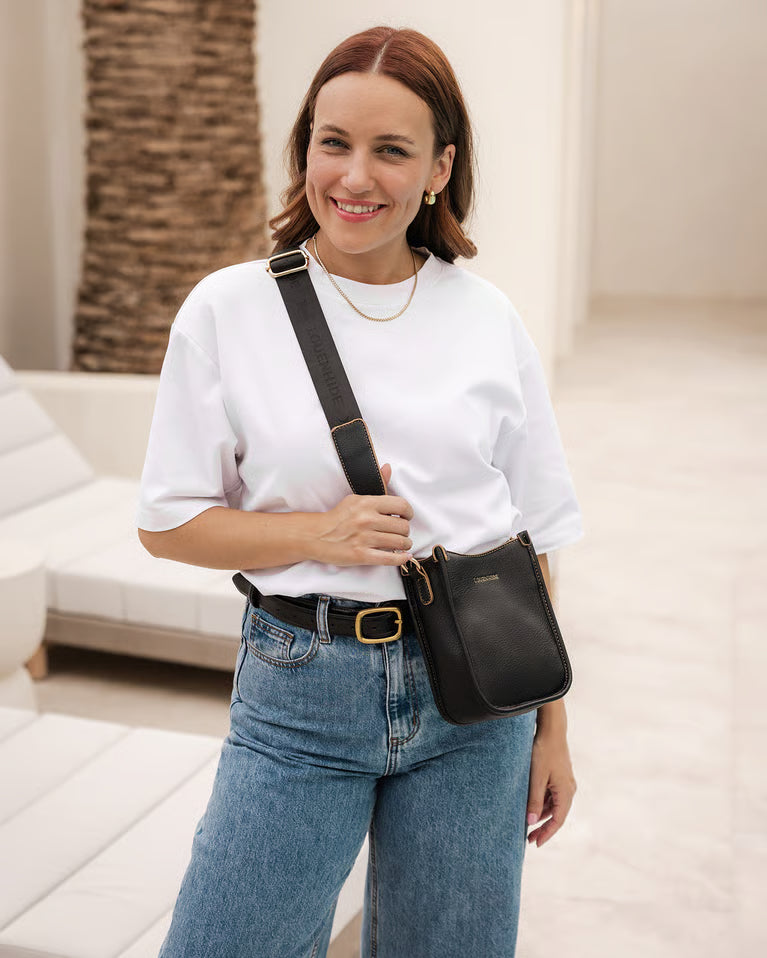 Parker Crossbody Bag- Black